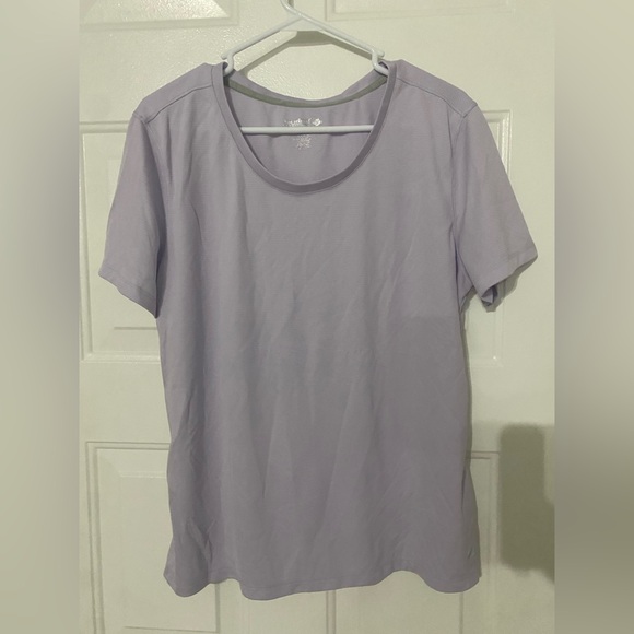 Reel Legends Top Womans XL Lavender Short Sleeve Pullover - Picture 1 of 3